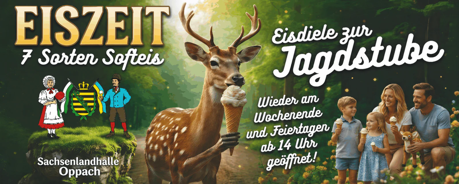 Eiszeit – Eisdiele zur Jagdstube