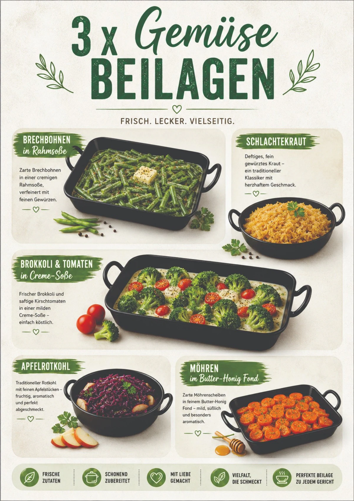 Gemüsebeilagen