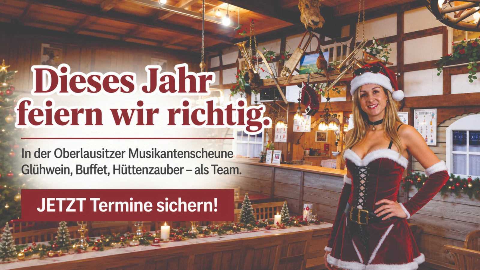 Weihnachtsfeier in der Sachsenlandhalle