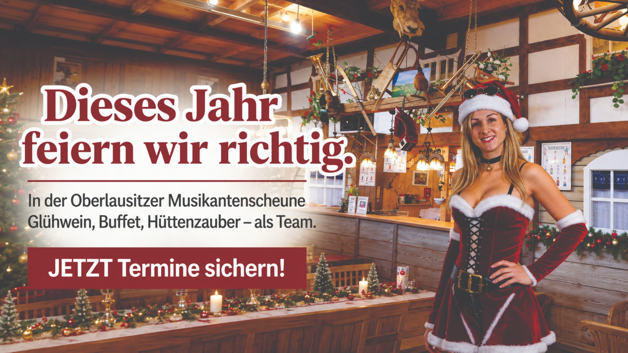 Weihnachtsfeier in der Musikantenscheune